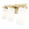 Z-Lite Danica 3 Light Vanity, 20.5in. W x 9in. H, Modern Gold 3044-3V-MGLD - alternate 3